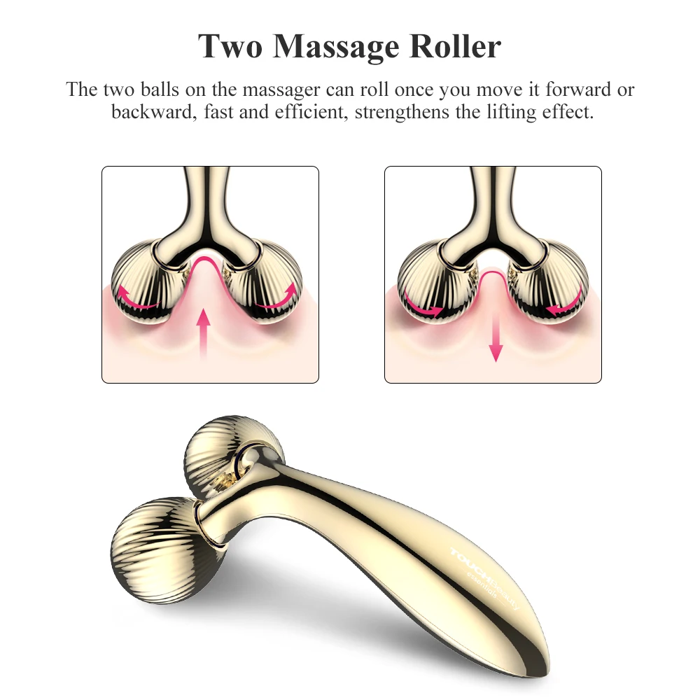  TOUCHBeauty Facial Roller Lifting Device for Face Toning Slimming Body and Skin Anti Aging Beauty S