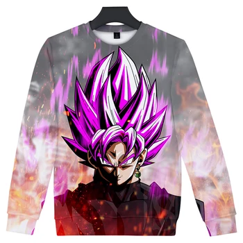 

DRAGON BALL Anime Leisure Hedging O-Neck Kakarot Sweatshirts Women/Men Fashion Long Sleeve Sweatshirt Luxury Harajuku