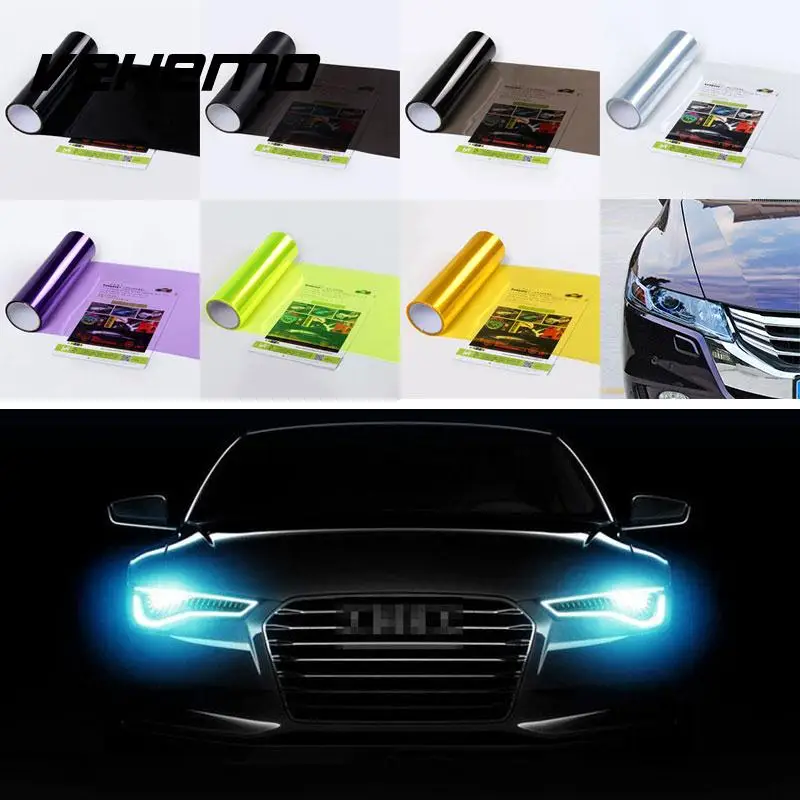 

Auto Lamp Car Light Film Headlight 30CM x 60CM Sticker Color Change Safety