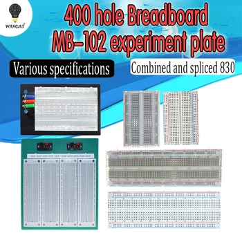 

SYB 120 400 500 830 840 1660 MB102 GL-12 Points Solderless PCB Breadboard Mini Universal Test Protoboard DIY Bread Board