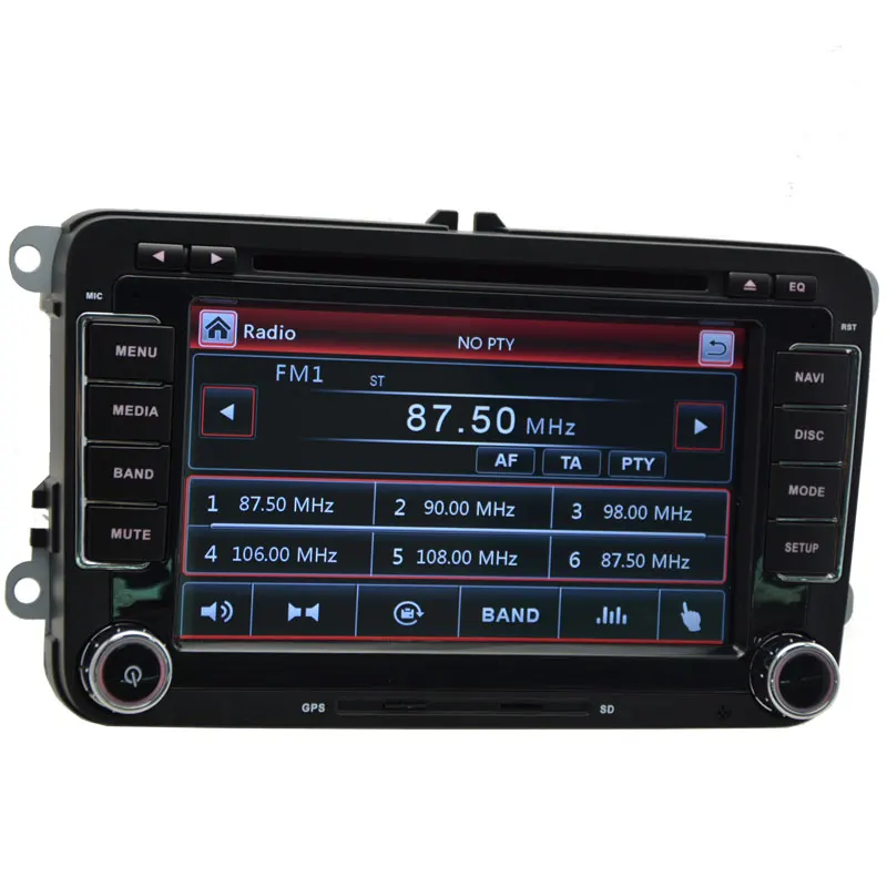 Автомобильный DVD плеер с емкостным экраном и системой GPS навигации для