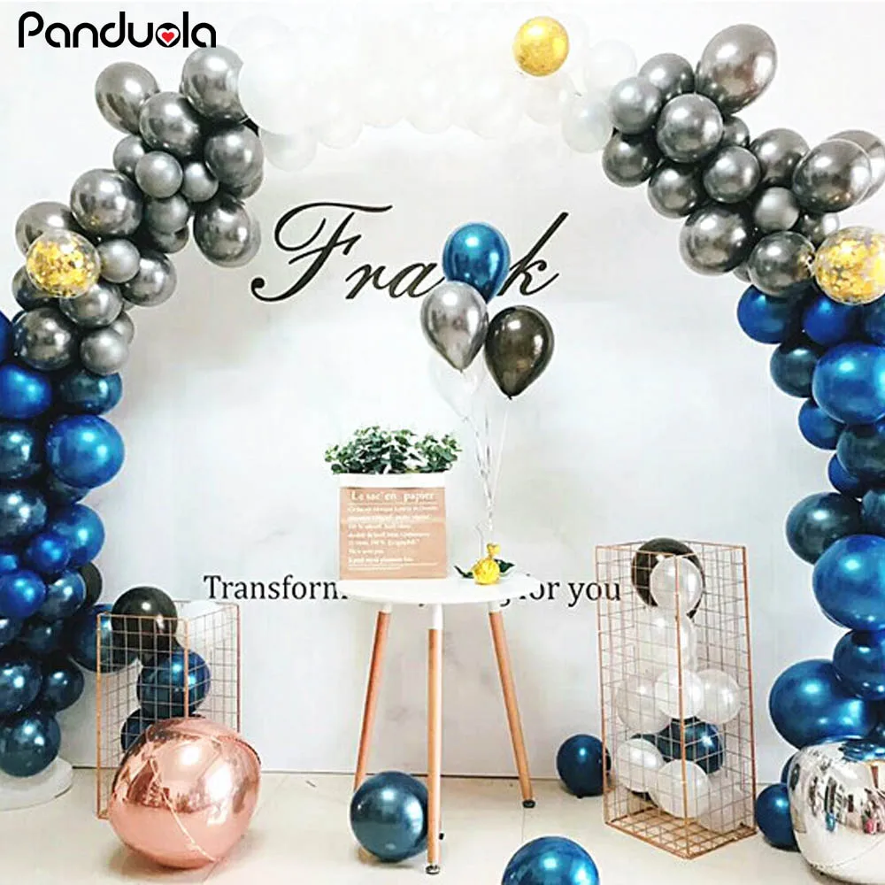 

12" Metal Pearl Latex BalloonsThick Metallic Colors Inflatable Air Balloons Globos Metalicos Wedding Party Decoration Balloons