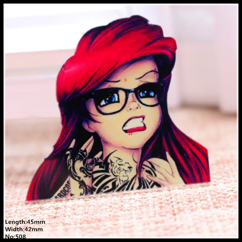 

Free shipping 1pcs lovely girl Accessories Fashion cartoon acrylic Brooch Badge Pin Collar brooch Jewelry Gift,Pet cloth,508