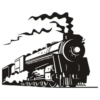 

Removable Wallpaper for Kids Room Home Decor Steam Train Vinyl Wall Decal Wall Sticker