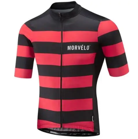 

9D pad 2019 Morvelo Summer Breathable Short Sleeve Cycling Jersey Ropa De Ciclismo Hombre Bike Clothing Tops MTB Bicycle Clothes