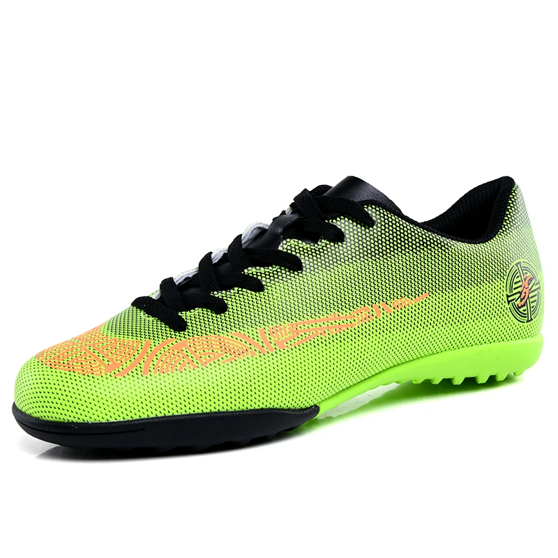 

Indoor Men Soccer Sneakers Cheats Turf Male Football Shoes Rubber Soft Sole Male Sport Trainers Shoes Foot Ball