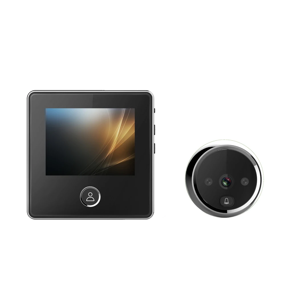 

Door Bell 2.8 Inch Smart Cat Eye Visual Doorbell Smart Visual Cat Eye Electronic Cat Eye Door Mirror Comes With Memory DD2