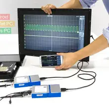 2 CH USB PC виртуальный цифровой осциллограф 20 м пропускная способность 50 MSa/s Samplinmg Скорость Поддержка Android телефон