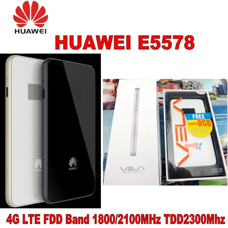 Оригинальный разблокированный Huawei E5578 CAT4 150 Мбит/с 4G LTE FDD 1800/2100 МГц TDD 2300