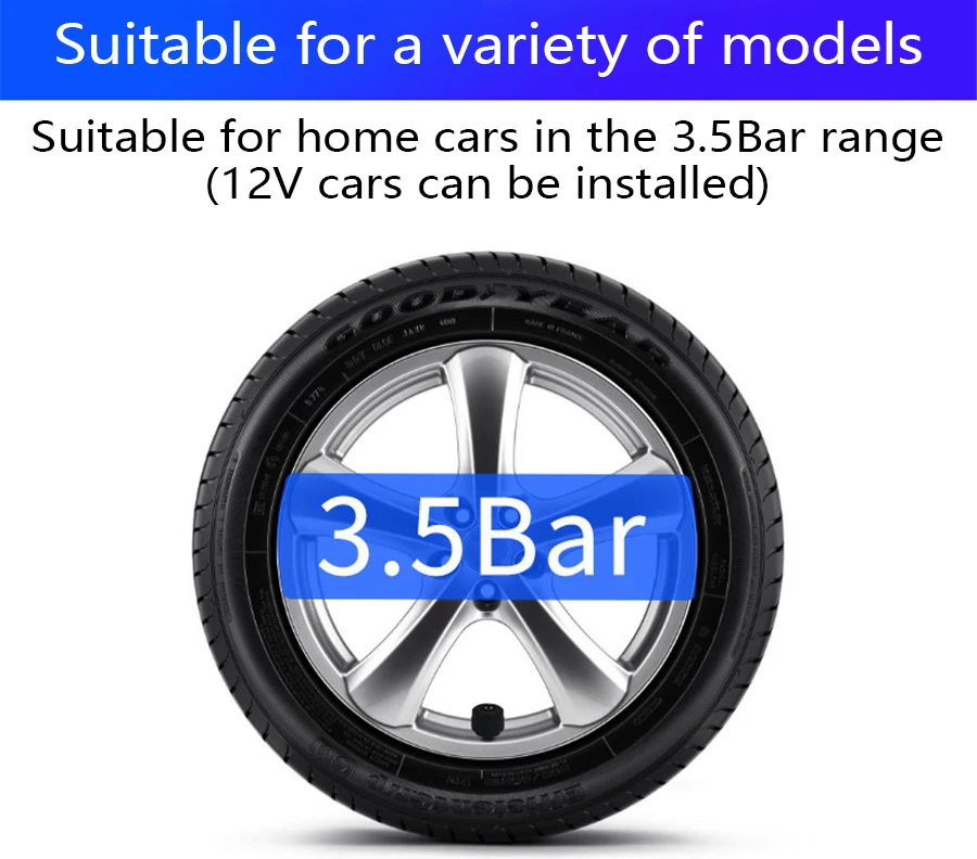 Автомобильный TPMS Прикуриватель разъем USB система контроля давления в шинах 4 внешний датчик шиномонтажный детектор шин Honda Toyota