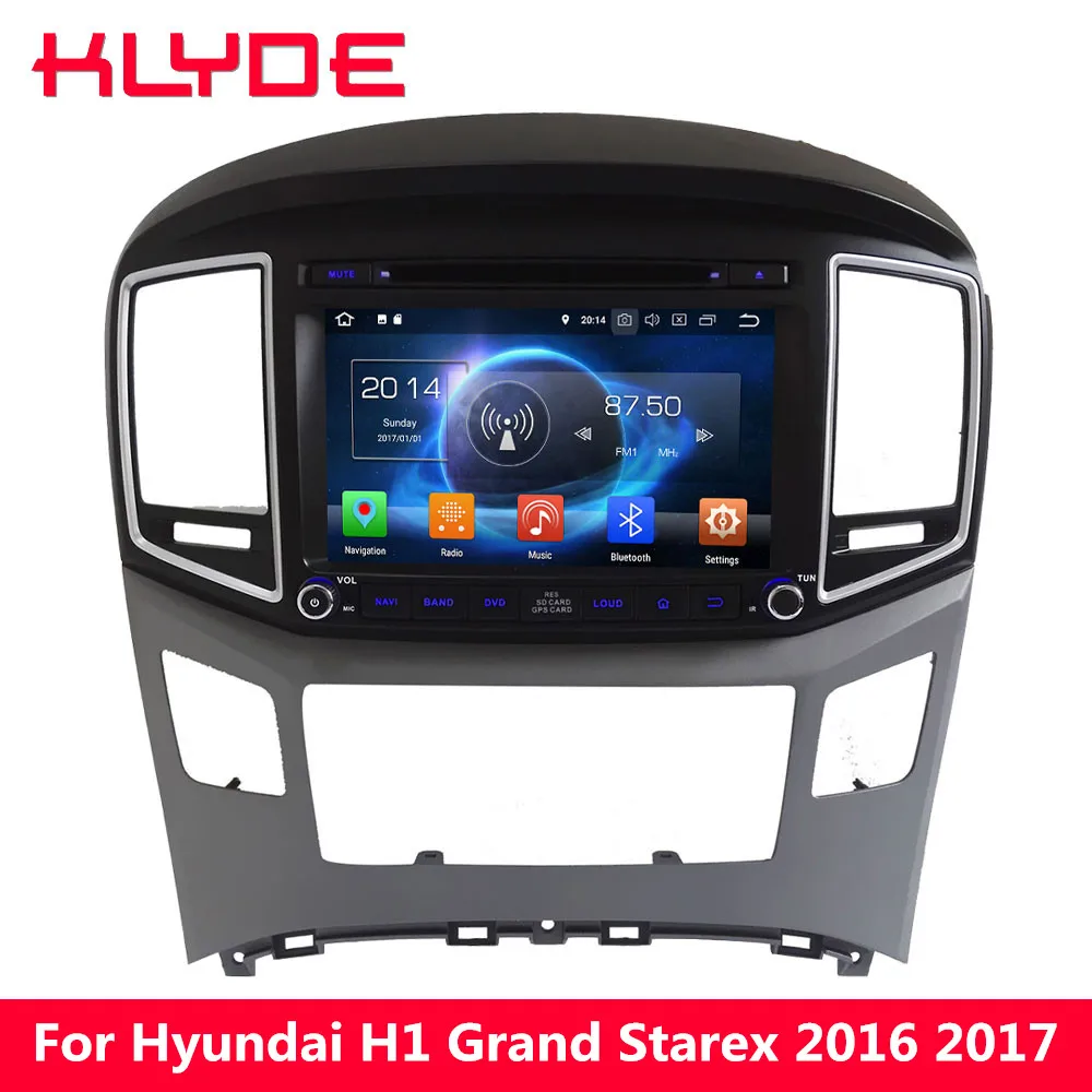 

KLYDE 4G Octa Core Android 8.0 7.1 6 4GB RAM 32GB ROM Car DVD Player Radio GPS Navigation For Hyundai H1 Grand Starex 2016 2017