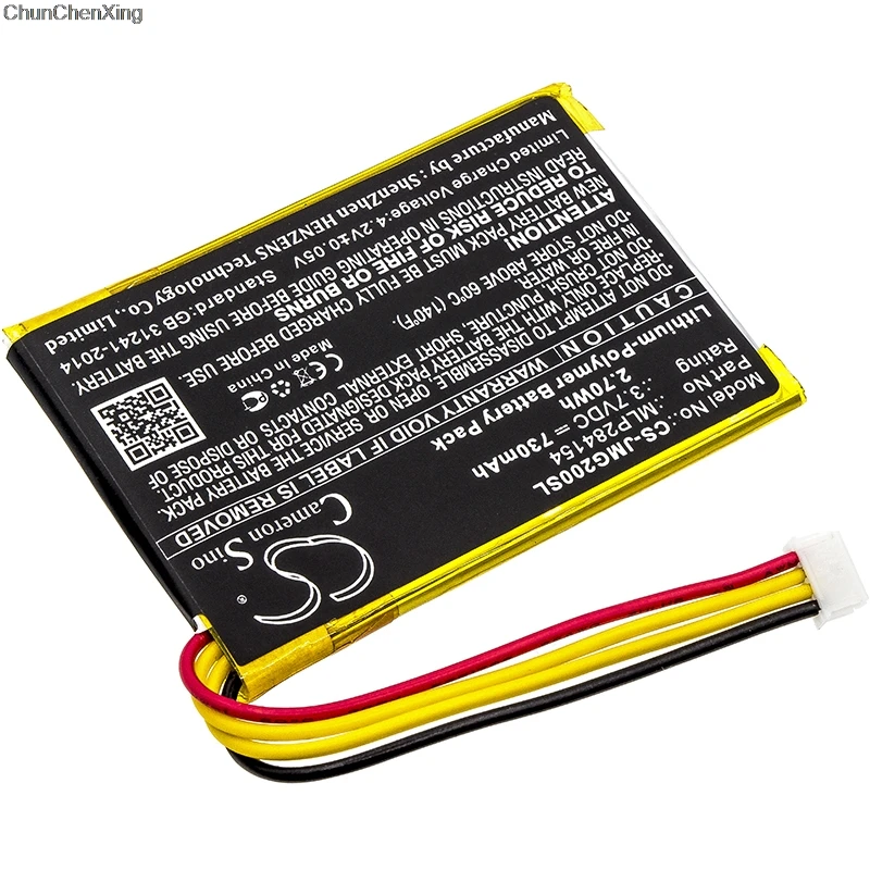 Кэмерон Sino 730mAh батарея GO2/MLP284154, MLP284154 для JBL Go 2, Go 2H