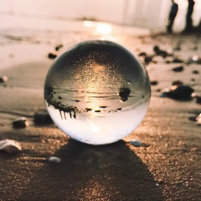 

Magic Crystal Ball Quartz FengShui Photography Props Birthday Gift Party Favors Glass Crystals Craft Home Table Decor 30/40mm