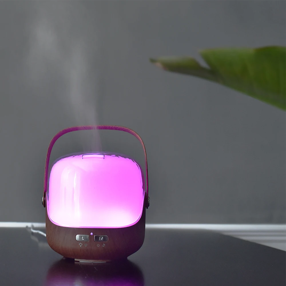 

Electric Aroma Essential Oil Diffuser Ultrasonic Air Humidifier Wood Grain Aromatherapy Essential Oil Cool Mist Humidifier