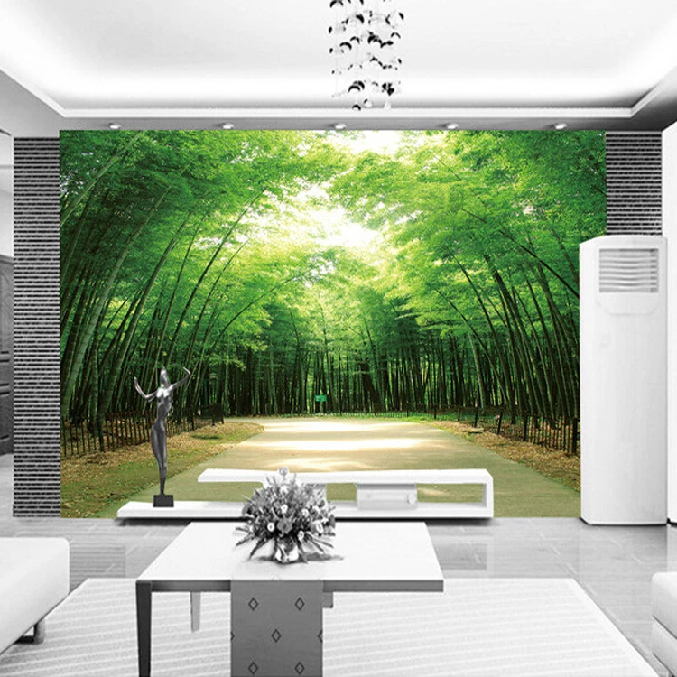 ホット販売竹デザイン 3d壁壁画家の装飾壁紙美しい竹デザイン壁紙 Bamboo Design Wallpaper Bamboo Wallpaperbamboo Wallpaper Design Aliexpress