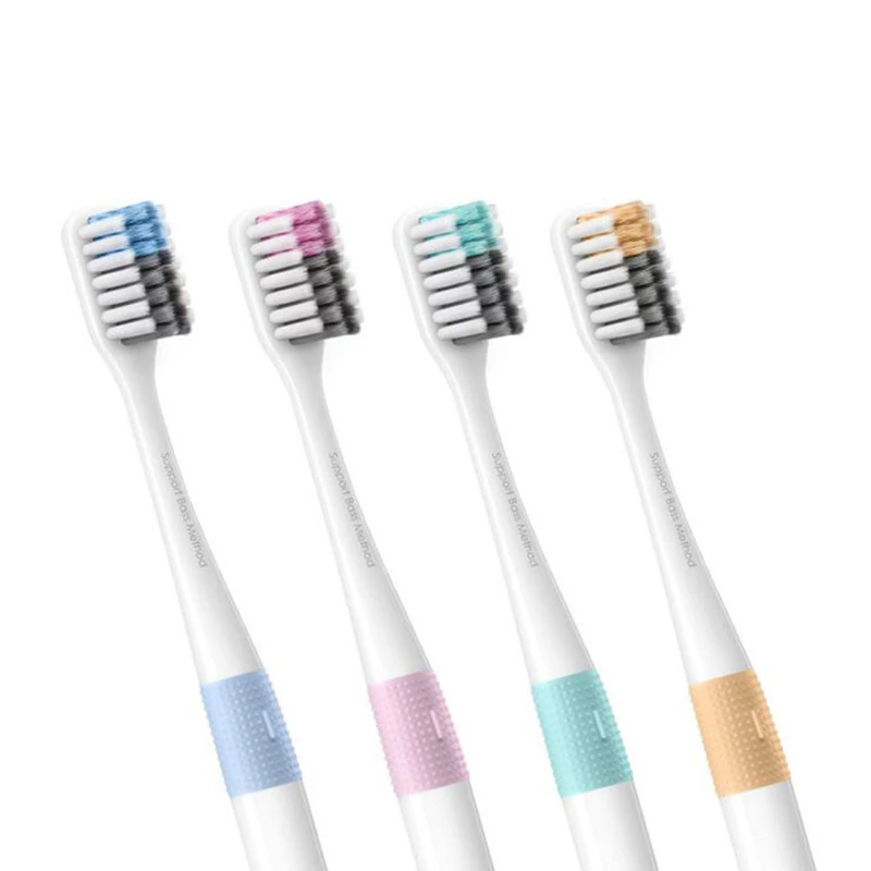 

4PCS/Set Xiaomi DOCTOR-B Toothbrush Waterproof Portable Deep Cleaning Tooth brush Oral Hygiene Tooth Brush For Adult Travel Home