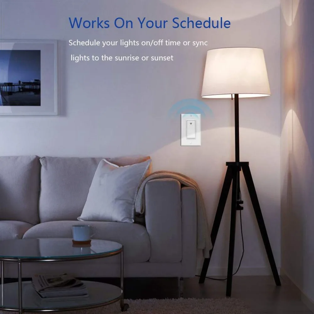 Умный Wi Fi переключатель Timethinker настенный Domotica сделай сам США 1/2/3 клавиши для Alexa