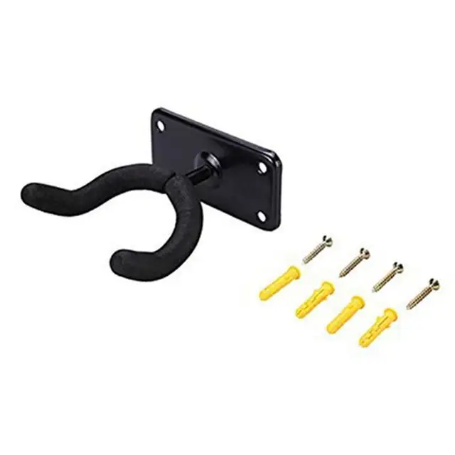 US $7.82 Music Instrument Wall Mount Guitar Hanger Hook Metal Round Base Support Holder for Skateboard Mando