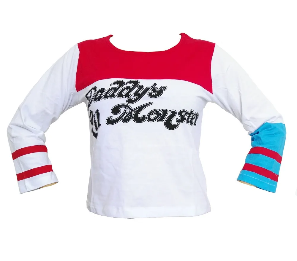 Suicide Squad Harley Quinn Daddy's Lil Monster T Shirt 2016 Harley
