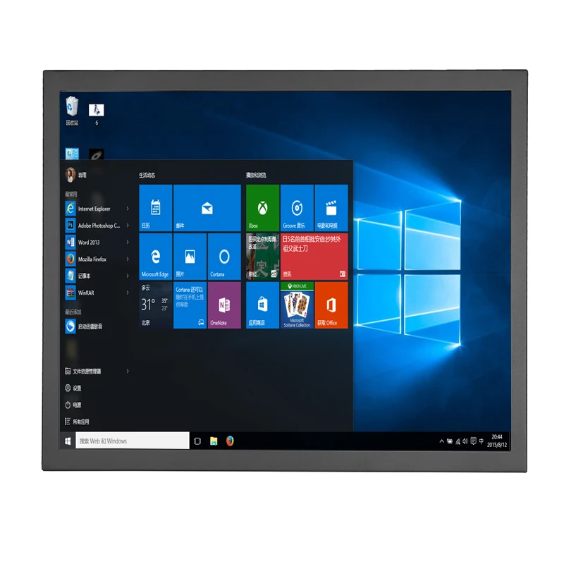 Резистивный сенсорный монитор 17 дюймов 1280*1024 VGA HDMI с USB входом 75*75 100*100 VESA отверстие