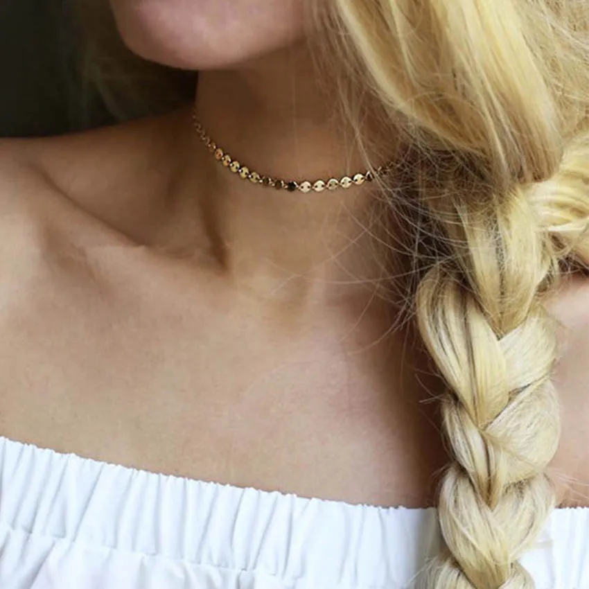2019 Новый чокер Макси колье женская бижутерия collana Bijoux Collares Mujer Femme серебряная с