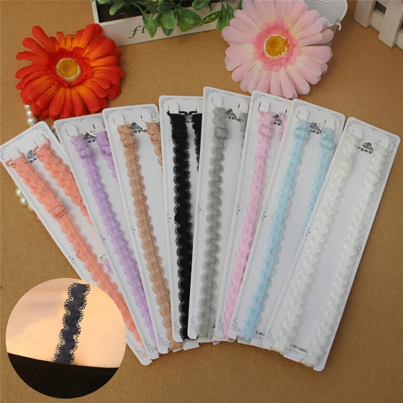 New Brand Multi-color  Wide Bra Straps Sexy Decorative Women