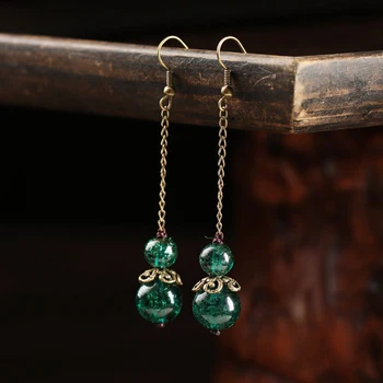 

Earrings Handmade Jewelry Earring For Women Drop Flower Jewelry alloy High Quality Vintage Wedding Accessories