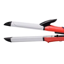 Рулон прямые двойного использования электронные щипцы для завивки волос бигуди контроль температуры титановые волны утюжок Инструменты для укладки быстрый нагрев