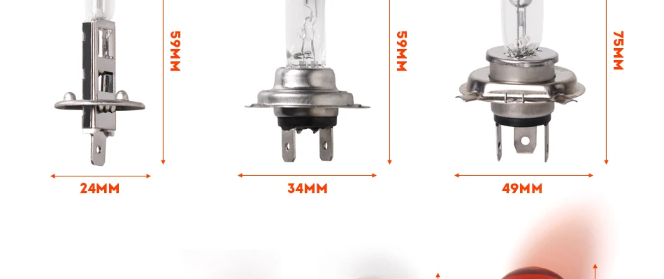 Hlxg-1 шт. набор 12В 55 Вт H4 H7 H1 галогенная лампа автомобиля лампа аварийной сигнализации предохранитель T10 W5W 194 168 1156/ba15s 1157 G18 комплект для замены