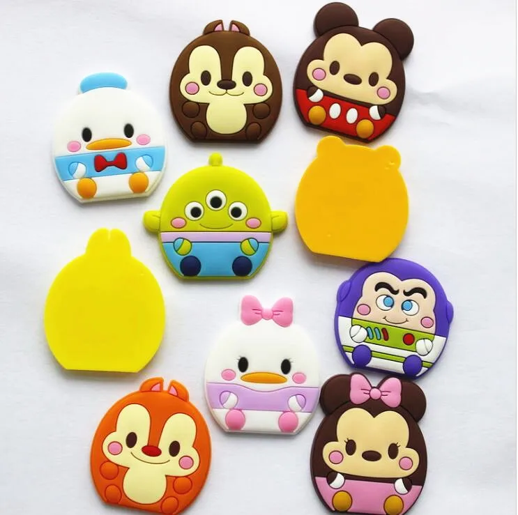 10PCS-Kawaii-Cartoon-Mickey-Minnie-Bear-Lovely-Soft-Decoration-Accessories-Flat-PVC-DIY-Gadgets-Fit-Bracelets (1)