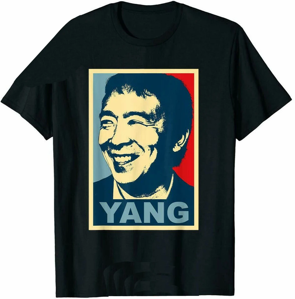 Черная футболка с S-3XL Andrew Yang For President Reference 2020 | Мужская одежда