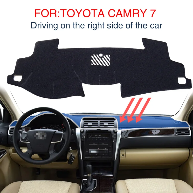 smabee Dash Mat For TOYOTA CAMRY 2013 2016 CAMRY 7 Dashmat Black Carpet
