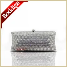 Voller Diamanten Kristall Frauen Abendtaschen Clutch Geldbörsen Styling Abend Kupplung Handtaschen Silber Hochzeit Dhl-freies