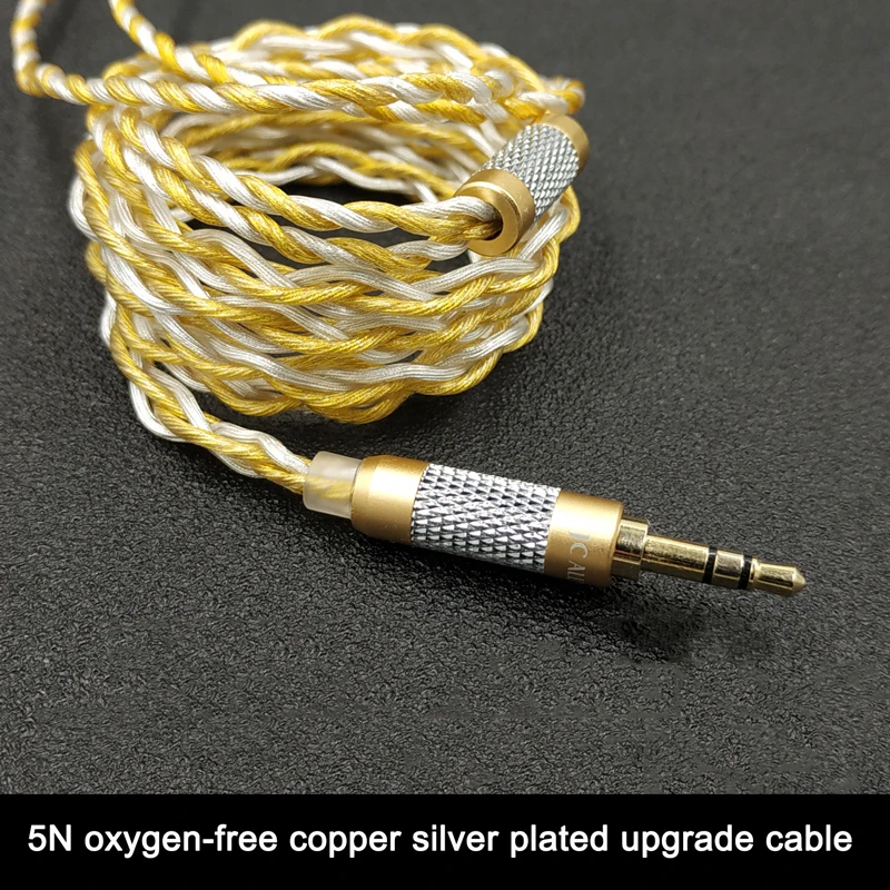

4 Strands 5N Earphone Cable MMCX for Shure SE215 SE535 A2DC Ls50 IE80 Im50 Im70 for Weston TFZ W4r Um3x 0.75mm TF10 TF15