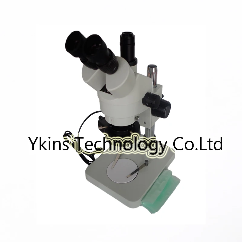 

Repair Zoom 7X-45X Trinocular Stereo Microscope + 56 LED Light + WF10X20 Eyepiece for lab PCB phone repair