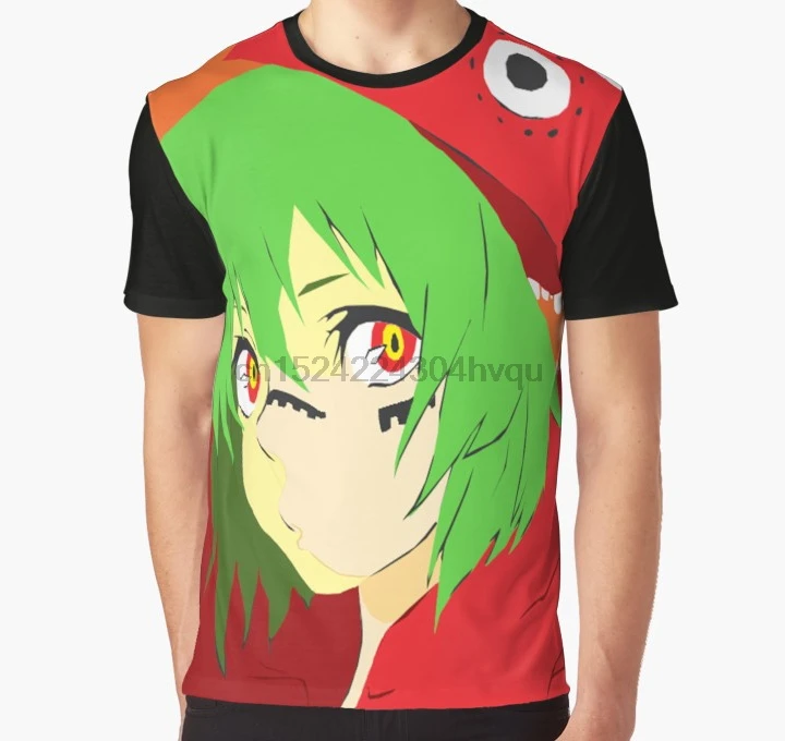 Все над печатью 3D Футболка мужская смешная футболка VOCALOID-Megpoid Gumi (Матрешка)
