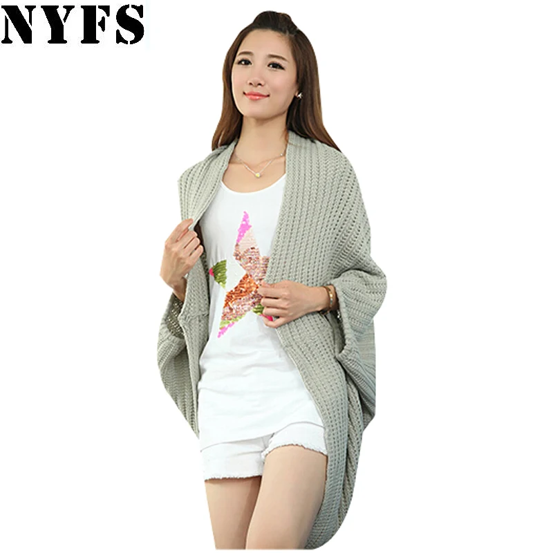 

Dropshipping!2019 spring autumn cardigan women Loose woman Bat sleeve Casual Female ladies cardigan large size Shawl sweater