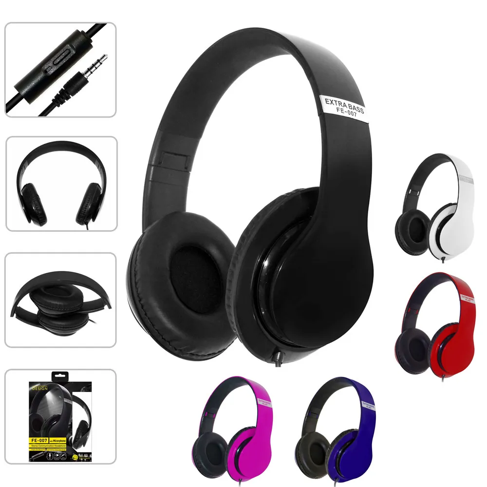 Portable Wired Professional Studio Pro DJ Headphones Over Ear HiFi Folding Music Headset Earphone For Phone PC Portable Wired Professional Studio Pro DJ Headphones Over Ear HiFi Folding Music Headset Earphone For Phone PC