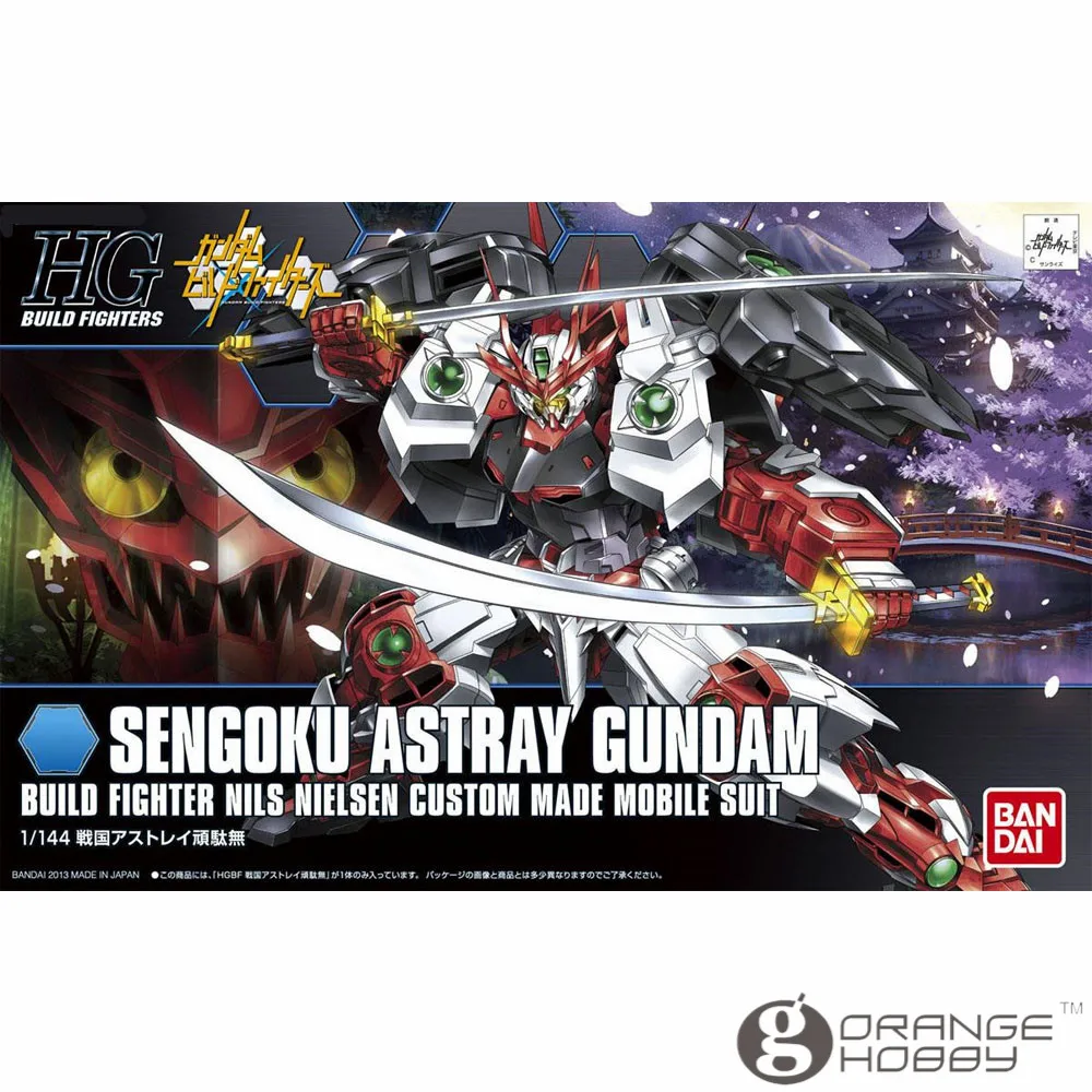 OHS Bandai HG construire des combattants 007 1/144 Sengoku Astray Gundam ensemble de modèles de costume Mobile