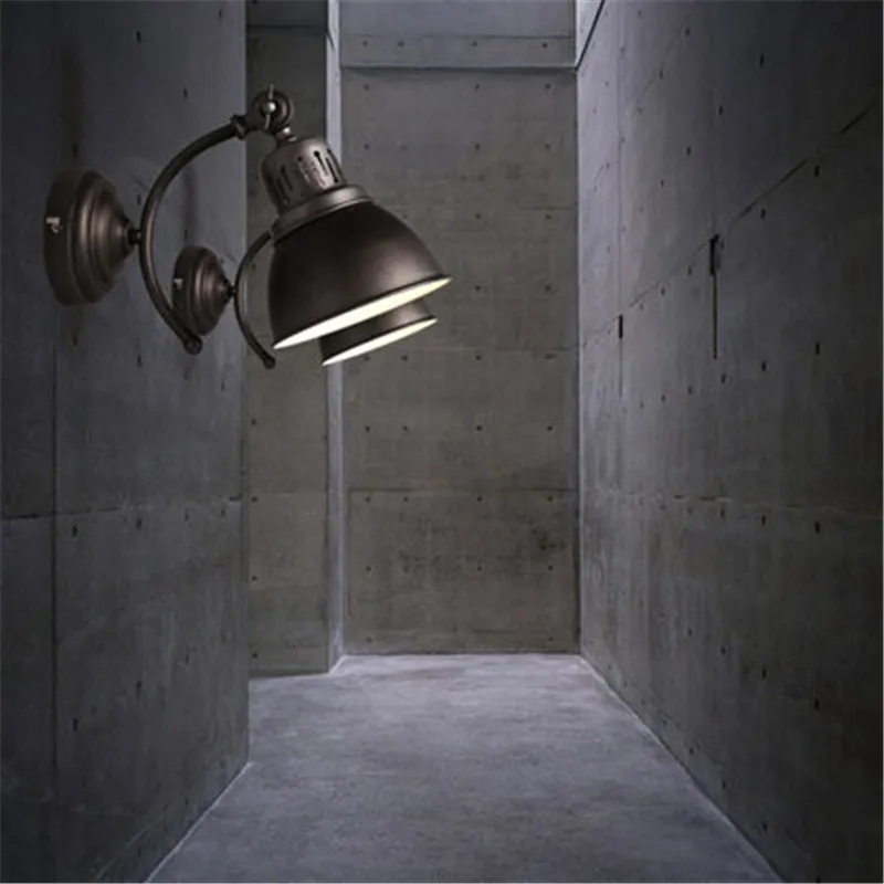 

Loft Style Iron Adjust Retro Wall Sconce Rocker Arm LED Wall Light Fixtures Industrial Vintage Lighting Home Antique Lamp