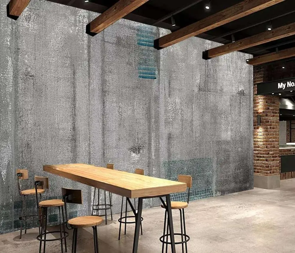 Пользовательские 3D фото обои современный минималистичный абстрактный Ретро бетонные обои для Холла Ресторан Фреска papel де parede - Цвет: 9