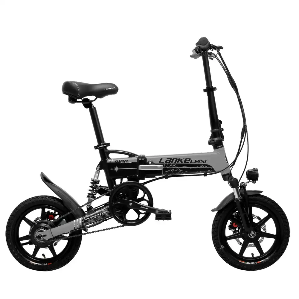 Folding Electric Bike, 14-inch Removable Battery, Jamaica