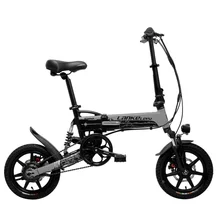 G100-Mini vélo électrique pliant de 14 pouces, vélo 400W, 36V/8.7A, frein à disque, batterie amovible, jante en alliage de magnésium
