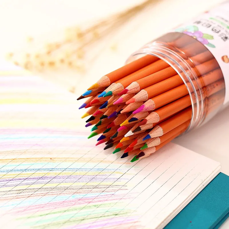 60 шт. цветные карандаши для рисования маслом школьные Escola|colored pencils prismacolor|lapices de