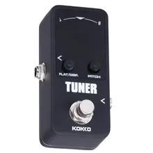 KOKKO TUNER MINI Electric Guitar Pedal Tuner Effect Device Dual Display For Guitarra Bass Guitar Violin Ukelele Instruments Part