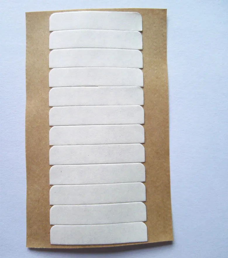 5 Sheets 60pcs Hair Tape Adhesive Glue 4cm*0.8cm Double Side Tape Waterproof For Lace Wig Hair Extension Tool