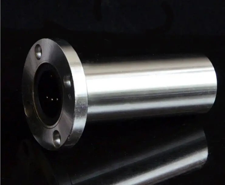 100 шт./лот LMF6LUU 6 мм 6*12*35 Длинный тип круглый фланец линейные шарикоподшипники