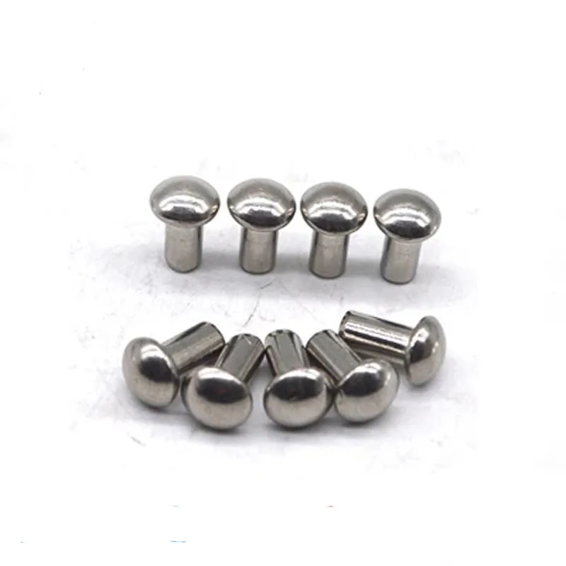20pcs M4 stainless Steel semicircular round head rivet solid rivets