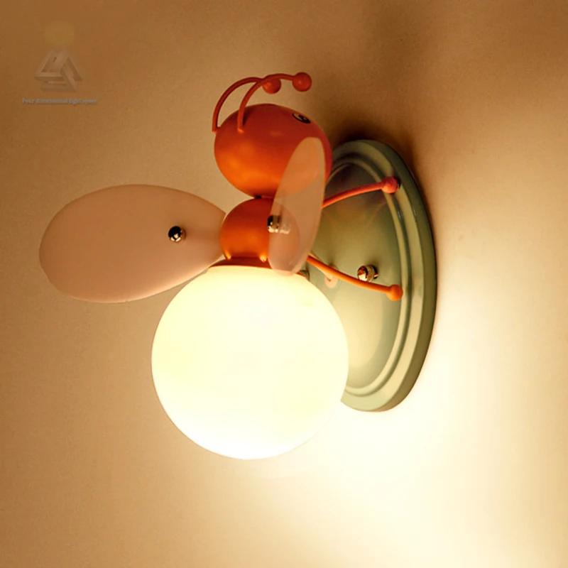 Neuheit Bee Cartoon Kid Wandleuchte Led Kinder Wandleuchte Kind