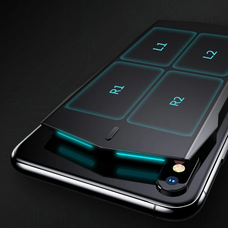 

Smartphone gamepad with touch backplane Bluetooth phone connection Future Science for mobile game PUBG